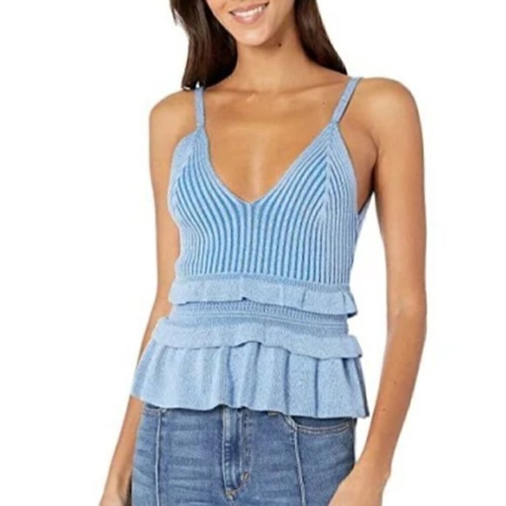 Bcbgeneration Blue Knit Top